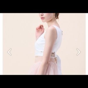 Chicwish Bowknot Crop Top